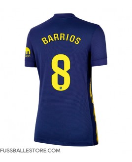 Günstige Atletico Madrid Pablo Barrios #8 Auswärtstrikot Damen 2025-26 Kurzarm